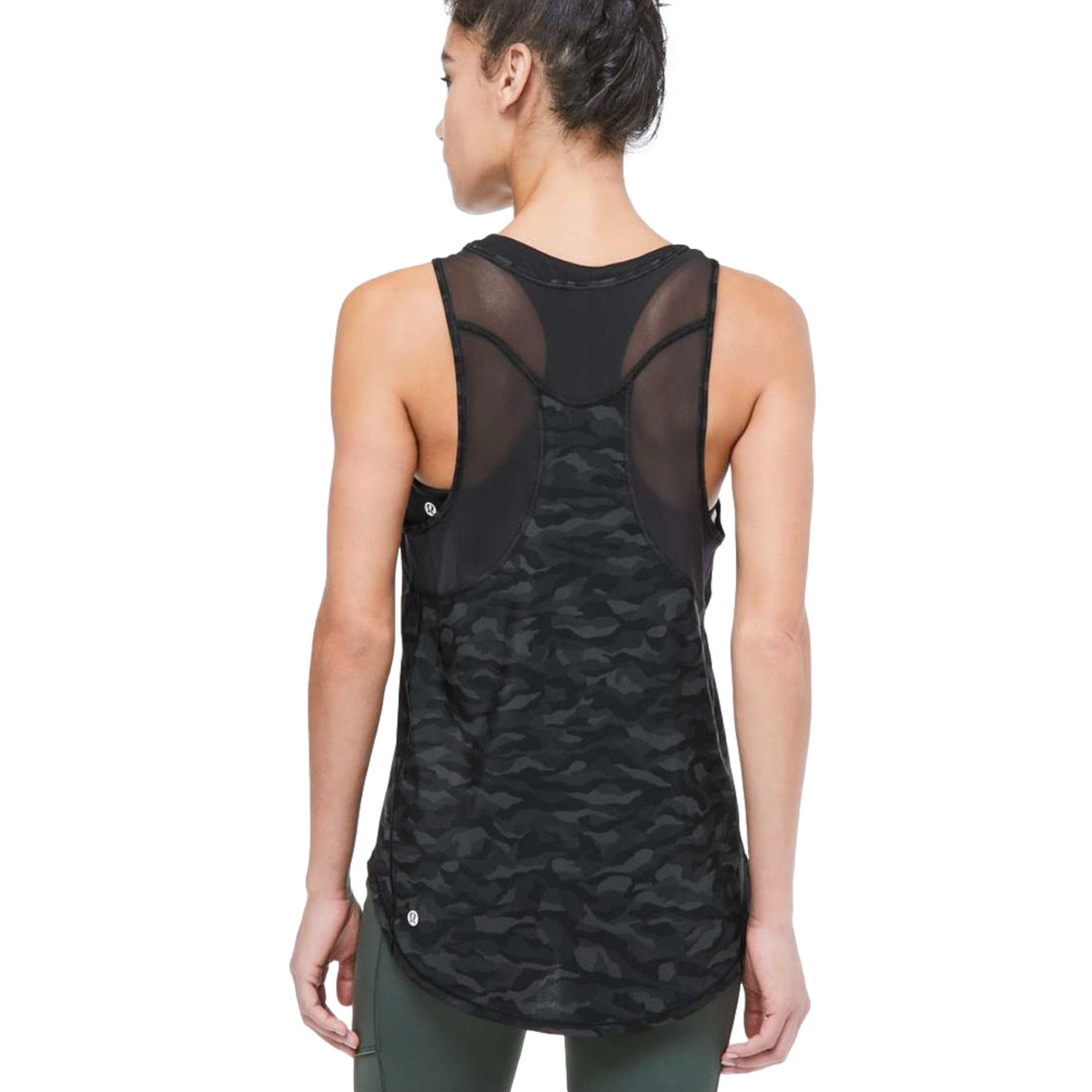 Lululemon Sculpt Tank II in Sequoia camo